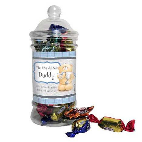 Personalised Forever Friends No1 Trophy 250g Toffee Jar £8.99